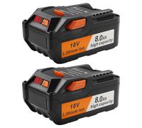 2Pack 18V 8000mAh Battery Replacement for Ridgid R840087 R840083 R840086 R840085 R840084 Cordless Tools Battery