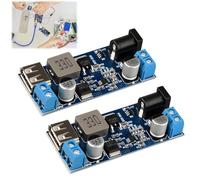 2Pack 24V/12V to 5V 5A Power Buck Converter 12V to 5V DC-DC Power Down