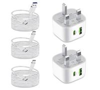 2Pack 25W Super Fast Charger Plug and Cable for Samsung Galaxy A55 5G/A15 A25 A35 A05S/S24 Plus/S24 Ultra/S23 FE/A54 A34 A14 A17 A53 A23 A33 S22 S21 A52S Z Fold 4 5,Dual Port USB C Charging Adapter
