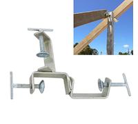 2Pack 3 Way Timber Clamps Adjustable for Bricklaying Zinc Profiles Clamp Setting Out Brick Laying 76 x 76mm to 38 x 38mm