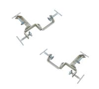 2Pack 3 Way Timber Clamps Zinc Profiles Adjustable for Bricklaying Clamp Setting Out Brick Laying 76 x 76mm to 38 x 38mm