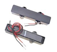 2Pack 4-String Closed Style Black Pickup For Bass Guitar Replacement Parts Pickups Set
