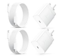 2Pack 45W USB C Charger for Samsung, Samsung Fast Charger Plug USBC and Cable 2M for Galaxy S26 S25 Ultra S24 S23 S22 S21 FE A17 A16 A15 A22 A25 A26 A32 A33 A34 A35 A36 A53 A54, UK USBC Charger Plug
