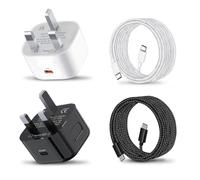 2Pack 45W USB C Charger Plug and Cable for Samsung Galaxy S25 Ultra/S24 Plus/S23 FE/S22/S21 S26,A56 A36 A26 A55 5G A53 A54 A25 A15 A17 A57/Z Fold 5 6 7/iPhone 16 17 Super Fast Charging Phone Adapter