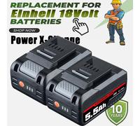 2Pack 5.5Ah For Einhell 18V Battery Fit Power X-Change Lithium-ion PXC Tools NEW