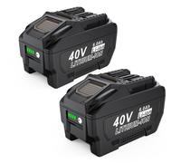 2Pack 6000mAh Battery Replacement for Makita 40V Battery BL4020 BL4025 BL4030 BL4040 BL4050 BL4050F BL4040-2