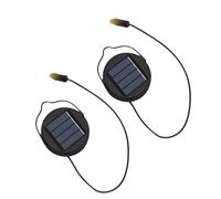 2Pack 600Mah Solar Lights Replacement Top for Garden, Yard