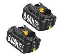 2Pack 8.0Ah 18V BL1860 Replacemnet for Makita Battery Compatible with Makita 18V Battery BL1860 BL1860B BL1850 BL1840 BL1830 DC18RA DC18RC DC18RD (2PACK)