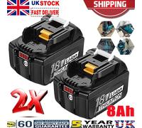 2Pack 8.0Ah For Makita 18V Battery LXT Li-Ion BL1830 BL1850 BL1860 BL1840