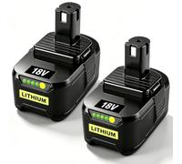 2PACK 8.0Ah P108 Replacement for Ryobi Battery 18V Compatible for Ryobi Battery RB18L50 RB18L25 RB18L40 RB18L15 RB18L13 P102 P103 P104 P105 P106 P107