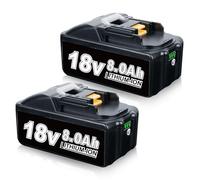 2Pack 8.0Ah Replacement for Makita 18V Battery Compatible with BL1860B BL1860 BL1850B BL1840 BL1830 for Cordless Drill Saw Lawn Trimmer and Power Tools