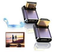 2Pack 8K HDMI 90 Degree Adapter 2.1Adapters 90and270 Degree Male to Female