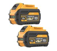 2Pack 9.0Ah Replacement for Dewalt 20V 60V Flexvolt Battery Lithium Compatible with Dewalt 20 60 Volt Max Battery DCB609 DCB606 DCB612 DCB200 DCB201 DCB203 DCB204 DCB206 DCB207 DCB209 Power Tools