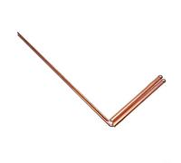 2Pack 99.9% Copper Dowsing Rods, Copper Detector Rod Metal Detector Rod For Water/Treasure/Finding Tools