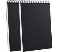 2Pack A4 Wirebound Sketch Pad Skecth Book A4 160gsm 30 Sheets (60 Pages) Smooth White Cartridge Paper (A4-2Pack)