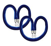 2Pack Absperrseil 1/3/2mBlueRopes for Event Queue Management Auto Exhibitions Crowd Control Visitor Guidance Durable and Reliable