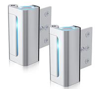 2Pack AceMining Door Reinforcement Lock Withstands 800lbs of Force - Silver Extra Child Proof Door Lock with 8 Screws Prevents Unauthorized Entry,Add a Door Security Lock for Home Safety & Privacy