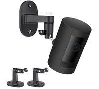 2Pack Adjustable Security Wall Mount Bracket for Ring Stick Up Cam & Ring Outdoor Cam Plus, Perfect View Angle for Your Surveillance Camera System - Black