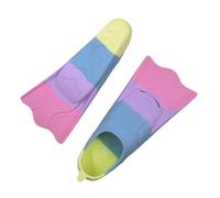 2pack Adjustable Silicones Swimming Flippers Corrosions Resistant Swimming Fin For Various Ages Adjustable Silicones Flippers