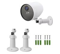 2Pack Adjustable Wall Mount for SimpliSafe Security Camera,360°Adjustable Mount Bracket for SimpliSafe Surveillance Cam, Ceiling Camera Mount with 1/4 Male Thread