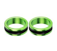 2pack Anti Abrasion Fishing Rings with Depth Grooves Pattern Secures Line During Prolonged Heavy Type Line Rings