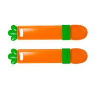 2pack Cartoon Food Feeder with Easy Squeeze | Pet Liquid Spoon Liquid Feeding Food Squeezer, Bites Resistant, Mess Resistant Use, Dishwasher Safe