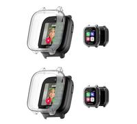 2Pack Case for JrTrack 5,NOUKAJU Smartwatch Cover TPU Material,Easy to Install,Drop-Proof,Soft,Protective Cover for Cosmo JrTrack 5(Clear)