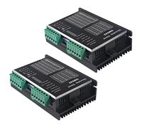 2Pack CNC Digital Microstep Driver DM542 2-Phase Stepper Motor Driver 20-50V DC Max 4.2A for Nema 17, Nema 23 and Nema 34 Series Stepper Motor, Replace M542 M542H