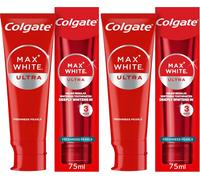 2Pack Colgate Max White Ultra Freshness Pearls Teeth Whitening Toothpaste 2x75ml