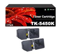 2Pack Compatible for Kyocera TK-5450K Black Toner Cartridge | 1T0C0D0NL0 Compatible for Ecosys PA2600cx PA2600cwx MA2600cwx MA2600cwfx Printer (Black 4,100 Pages)