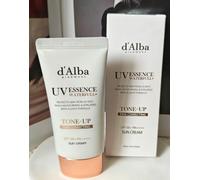 2pack dAlba Tone Up Sun Cream 50ml SPF50 P Pink Waterfull Glow Vegan UK