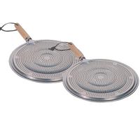 2Pack Diameter 20cm Simmer Ring PAN MAT Heat Diffuser for Electric OR Gas Cooker