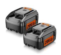2Pack DSANKE WA3520 20V 6.0Ah Replacement for Worx 20V Battery WA3520 WA3525 WG151s WG155s WG251s WG255s, WG540s, WG545s, WG890, WG891 Worx 20Volt Lithium ion Cordless Power Tools