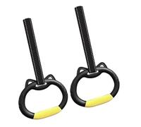 2pack Durability Gymnastics Rings Pull Up Handle Rings With Adjustable Straps For Stretching Exercises Calisthenics Equipment