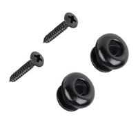 2pack Easyly Install Rusts Resistant Strap Buttons Locking Pegs Bass For Guitar And Ukulele Silver Guitar Buttons