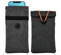 2Pack Faraday Pouch for Car Keys, Keyless Car Key Signal Blocker Pouches, RFID Key Fob Protection, Anti-Theft Faraday Bag Blocking Protector for Auto Security and Phone
