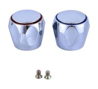 2pack Faucet Levers Control Button Corrosions Proof Materials Comfortable Operations Suitable for Most Faucets Ergonomic Faucet Handle Button