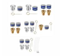 2Pack Foam Cannon Orifice Kit, 1.1mm Premium Thread Nozzles Quick Connector, Universal Replacement Parts for Car Wash Tool (Set-E)