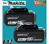 2PACK FOR Genuine Makita BL1850 B BL1860 18v 5.0ah LXT Li-ion Makstar Battery UK