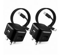 2Pack For Google Pixel 10a / 10/10-Pro XL/9a 9 Pro XL/8a 8 8-Pro/7a 7 7-Pro/6 6a 6-Pro Charger Plug and Cable 20W USB C Fast Charger with 60W Type C Fast charging cable Lead USB C/A UK Mains Adapter