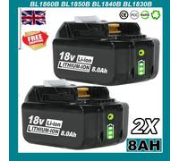 2X18V 6AH LXT Li-Ion Battery For Makita BL1850 BL1860 BL1840 BL1830 Cordless OEM
