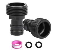 2Pack Garden Tap Connector Hose Tap Adapter 3/4inch,Outdoor Male Threaded Tap Connector for Hose Pipe