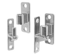2Pack Gate Hinge Stainless Steel Farm Gate Hinges with 5/8'' Pin Wall Mounted Fence Hinge Silver Heavy Duty Gates Hardware Capacity Up to 600 lbs for Farm Wooden Fence Driveway