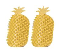 2pack Grooming Massage Comb Pineapples Shape Plastomer Scratchers For Claw Maintenance And Cats Leisures Time Multifunctional Scratcher