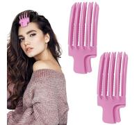 2Pack Hair Volume Clips ，Volume Hair Clips for Fluffy Bangs, Easy High Crown Volumizing Hair Clips for Women，Root Clips for Curly Hair Volume Tool Natural Voluminous Look. (News Purple, normal)