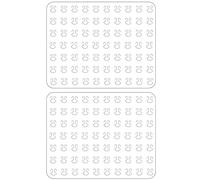 2Pack Inserts for Ita Bag Buttons, Pin Holder Display 58mm/2.25 inch Can Badge Board Decorate ITABAG Ita-Bags Clear Window Anime Fans for Wego L Size (13.3" x 10.2")