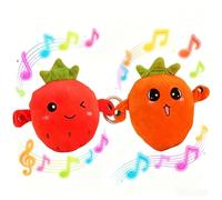 2pack - Interactive Music Plush Toy, 2026 Upgrader Interactive Toys with Rhythm Sounds, Touch-Sensitive Banana & Fruit Plush for Kids Learning Educational Plaything, Parent-Child Play Fun