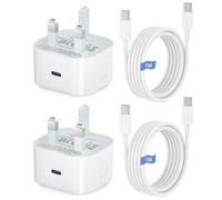 2Pack iPad Charger USB C New Apple i Pad Type C Fast Cable and Plug 25W Charge for Pro 12.9 11 13 inch 4th 5th 6th M4 2024 Generation/Air 10.9 inch 5th Gen M2 M3/Mini 6 A17 Pro/Pad 10th A16 11th 2025