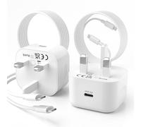 for iPhone 15 16 Fast Charger, 2 Pack 20W USB C Charger Plug and Type C to C Cable Compatible with iPhone 15/15 Plus/15 Pro/15 Pro Max/16/16 Plus/16Pro Max, Air 5/4, iPad 10/Mini 6