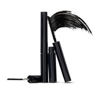 2Pack Iron Wand Mascara, 3D Curling Eyelash Iron Mascara, Washable Metal Rod, Long-Lasting Volumizing Black, 5g (Black, One Size)